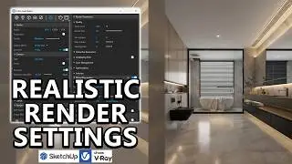 Tips for Realistic Lighting and Rendering | Sketchup and V-Ray