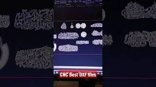 Best CNC DXF files #youtubeshorts #arabiccalligraphy #dxf
