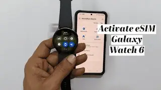 How to activate eSIM on Samsung Galaxy Watch 6 | Activate Jio esim on Galaxy Watch LTE