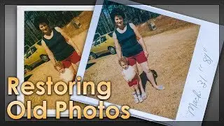 Restoring Scanned Old Photos - Lightroom Classic CC Tutorial