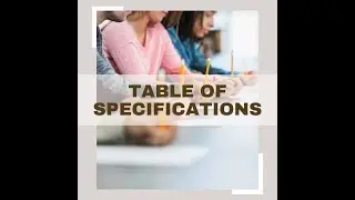 Table of Specifications
