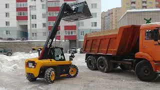 Loading of KAMAZ 13.5 cubic meters in 5 minutes.