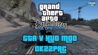GTA San Andreas GTA V Hud MOD by DK22Pac